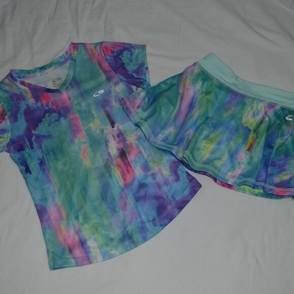 Champion DuoDry Vneck sz 6/6 skort 4/5 G41 - Picture 2 of 6